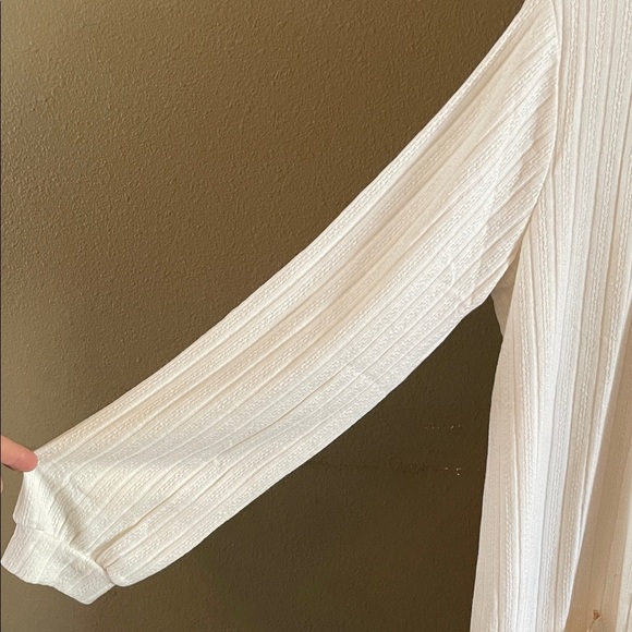 Blu Pepper Cream Cardigan Sweater - Picture 5 of 6